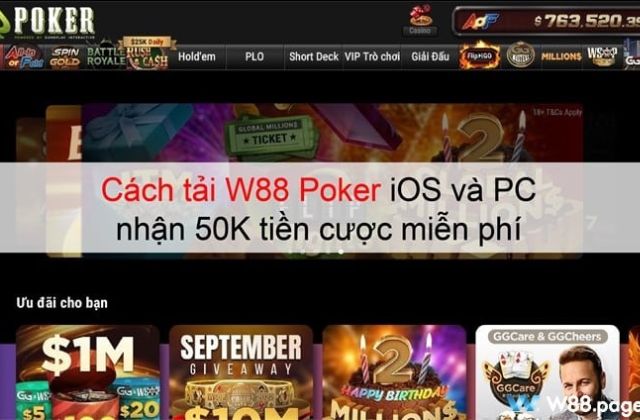 Hướng dẫn chi tiết cách tải W88 Poker